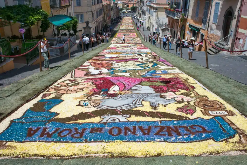 Genzano si colora con la 247ª Infiorata