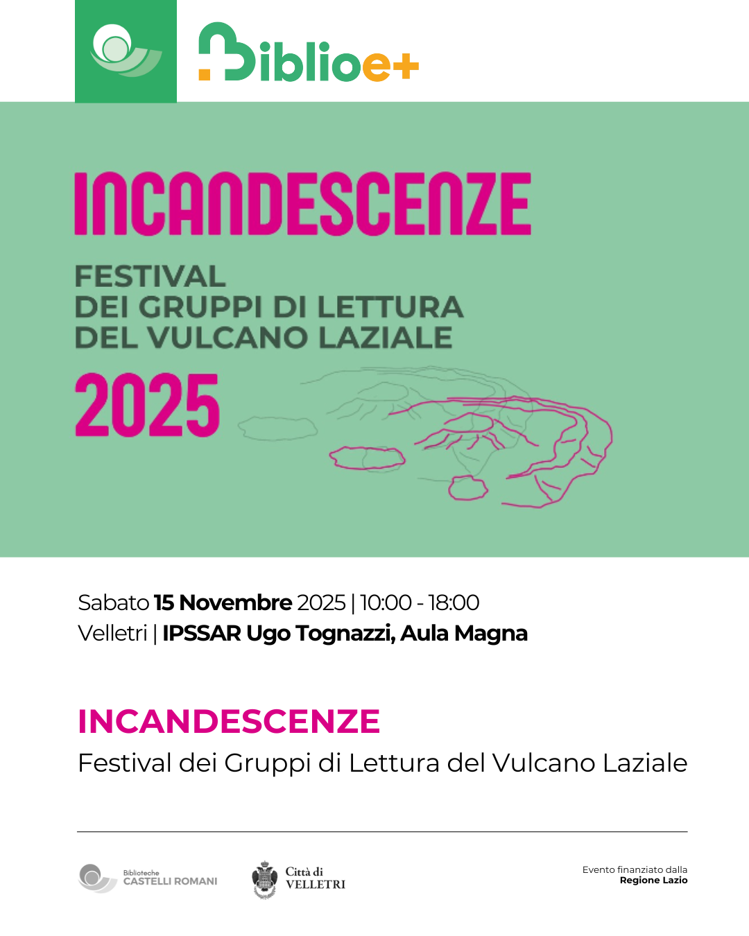 Incandescenze – Festival dei Gruppi di Lettura del Vulcano Laziale